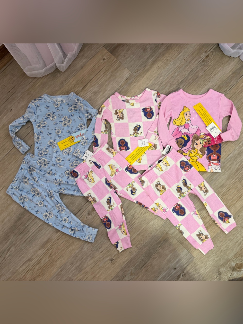 3 Set 18 month pajama bundle NWT (Cat & Jack, Disney Baby).